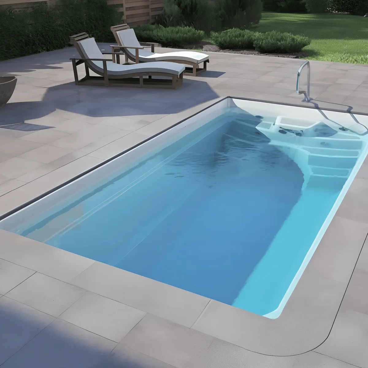 Композитный бассейн Laguna 5 — вид сверху в Магадане и область